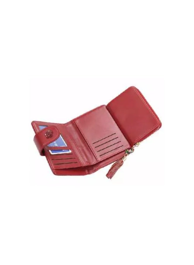 Baellery women's wallet with multiple card slots - red - Image 5