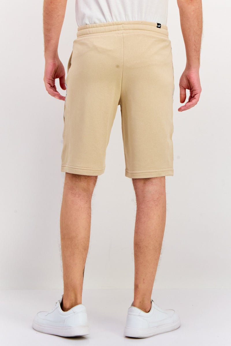 PUMA Men Sportswear Fit Drawstring Training Shorts, Beige - Image 3