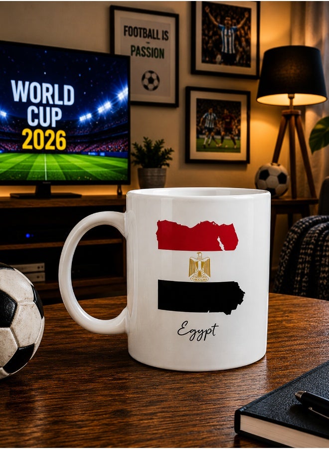 Share the Love Egypt, Fifa World Cup 2026, Coffee Mug - Image 2