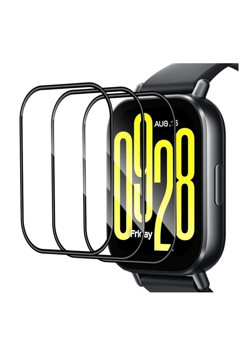 Generic Screen Protector for Xiaomi Redmi Watch 5 Active, 3 Pieces 3D Full Coverage, Anti-Scratch & High Definition, Shock Resistant, Bubble-Free Protective Film  - Image 1