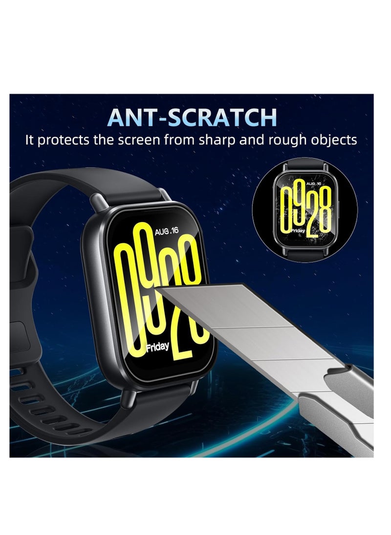 Generic Screen Protector for Xiaomi Redmi Watch 5 Active, 3 Pieces 3D Full Coverage, Anti-Scratch & High Definition, Shock Resistant, Bubble-Free Protective Film  - Image 3