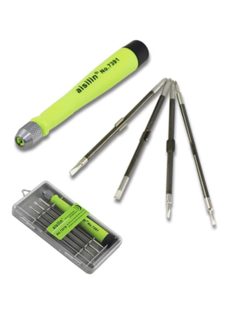 Precision screwdriver for maintaining various mobile phones, glasses and watches, 5 pieces - Image 1