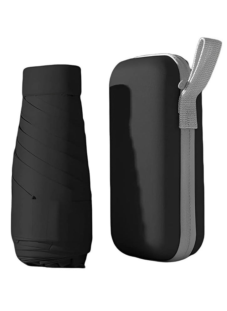 Hihonor - Mini Travel Umbrella,  Ultra-Light 6 Fold Umbrella, Anti-Uv & Rain Folding, Sunscreen Pocket Umbrella,  Folding Pocket Umbrella for Handbags - Image 1