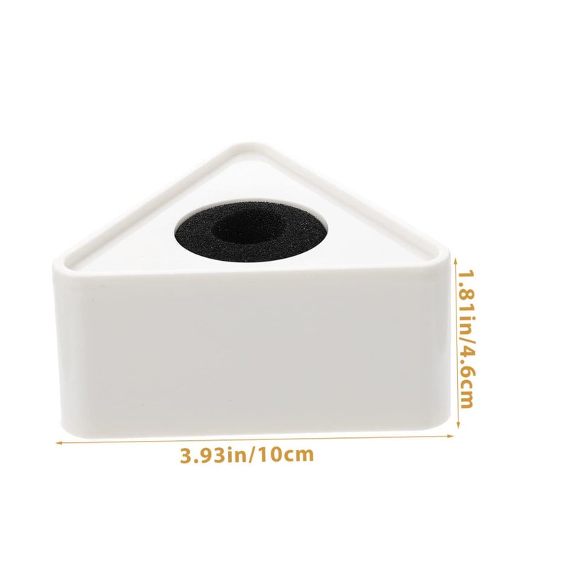 2pcs Triangle PVC Microphone Logo Flags For Interview Stations Broadcasting Events - Image 3