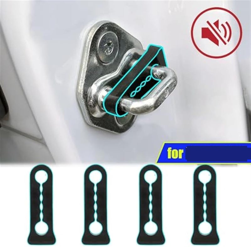 DEMULAX Car Door Lock Sound Deadener Damper Buffer - Image 5