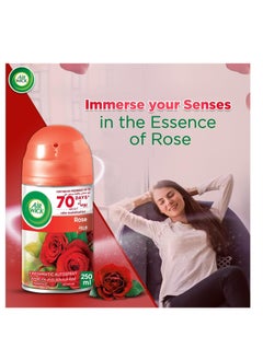 Air Wick AKDC Air Wick Freshmatic Autospray Refill, Rose Fragrance, Eliminates Bad Odour like Cat Litter Smell, 250 ml (Pack of 3)  - Image 3