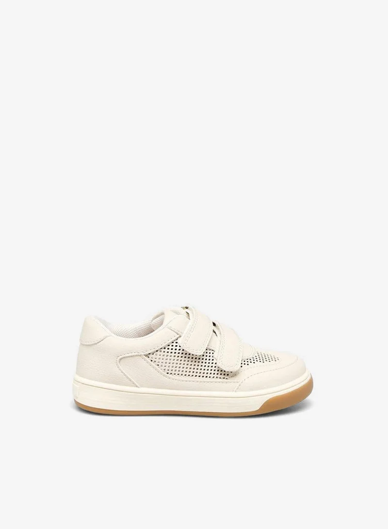 جونيورز Boys Hook & Loop Ankle School Sneakers