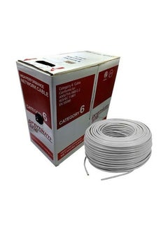 بريميوم لاين كارتونة كابلات كات 6, 305 متر, PVC, لون رمادي, 24 AWG