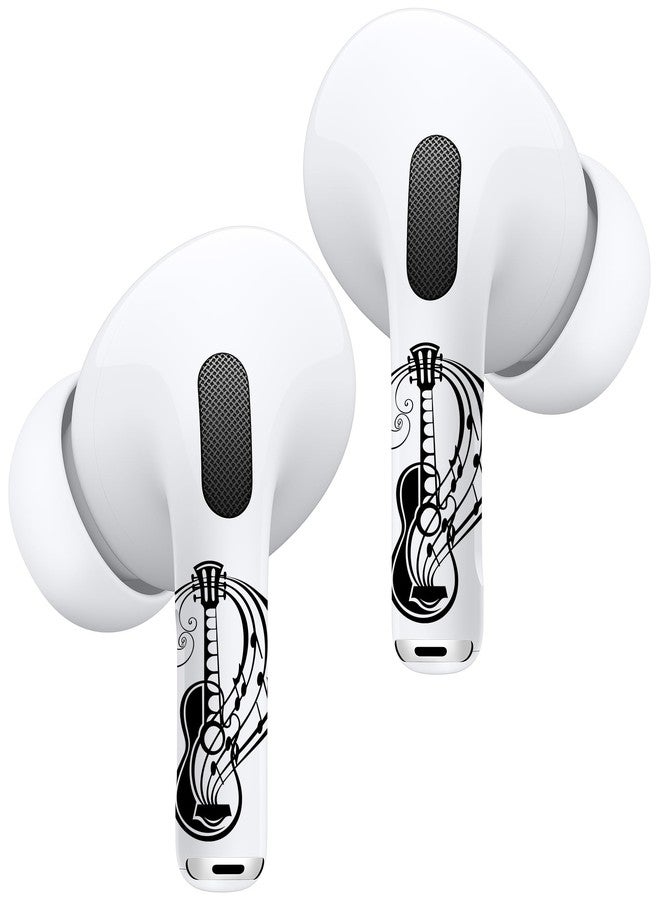 RockMax for AirPods Pro 2 Skin, Easy to Spot, Universal Fit for AirPods Pro 3/2/1 and Gen 1/2/3/4, Guitar Sticker Cover, Unique Gift for Women and Men - Image 1