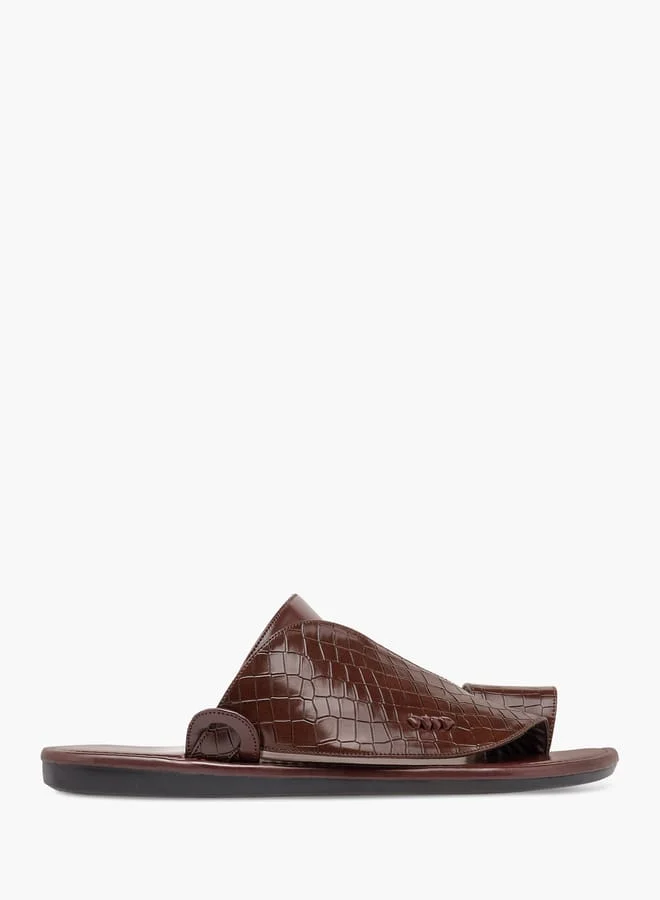 LBL by Shoexpress Men Textured Slip-On Arabic Sandals