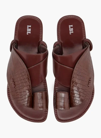LBL by Shoexpress Men Textured Slip-On Arabic Sandals