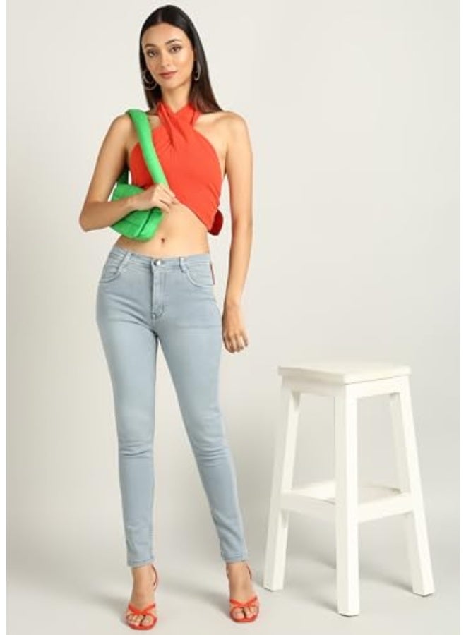 Nifty Women's Denim Slim Fit High Waist Jeans - Image 4