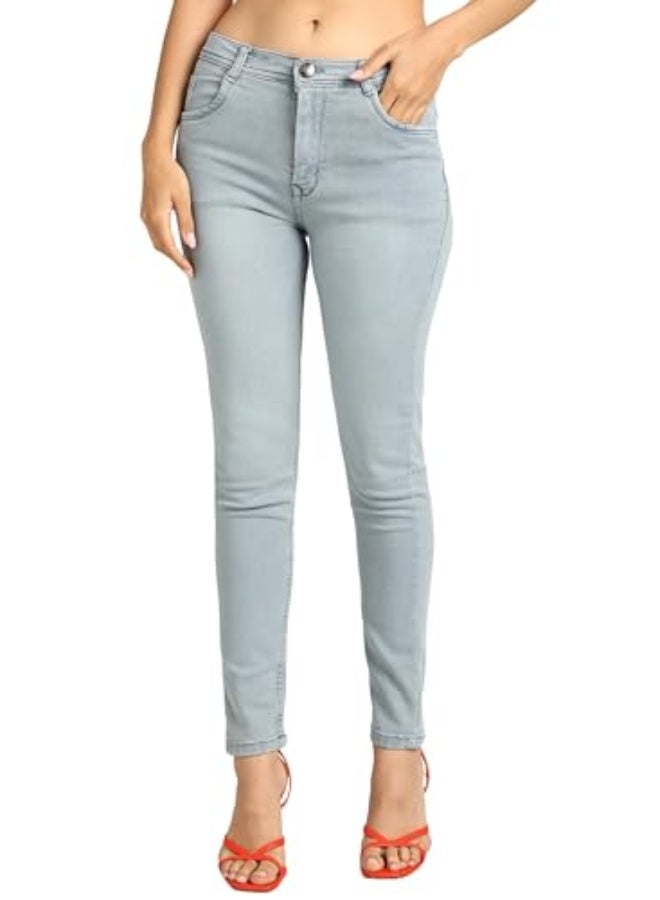 Nifty Women's Denim Slim Fit High Waist Jeans - Image 1