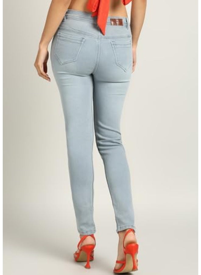 Nifty Women's Denim Slim Fit High Waist Jeans - Image 5