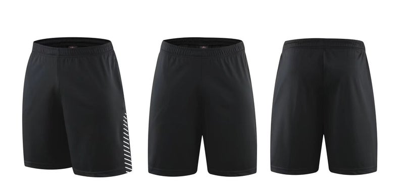 Generic New Badminton Set for Team Training and Casual Sports Black Shorts