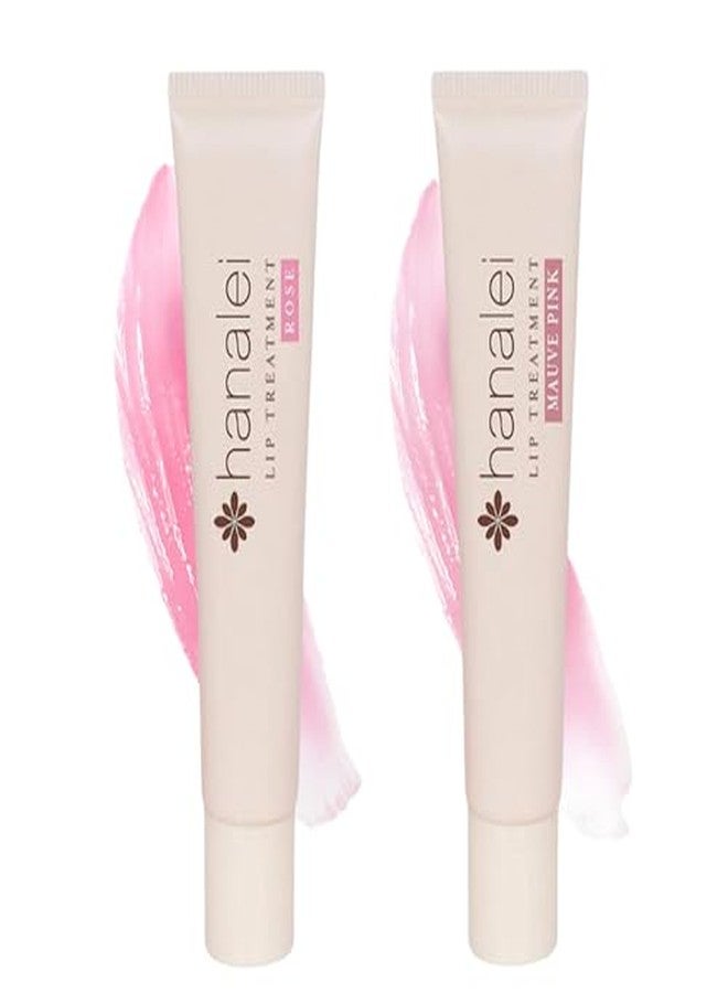 Hanalei Lip Treatment Bundle (Rose and Mauve Pink | Made with Kukui Oil, Shea Butter, Agave, and Grapeseed Oil, Soothe Dry Lips (Cruelty free, Paraben free - Image 1