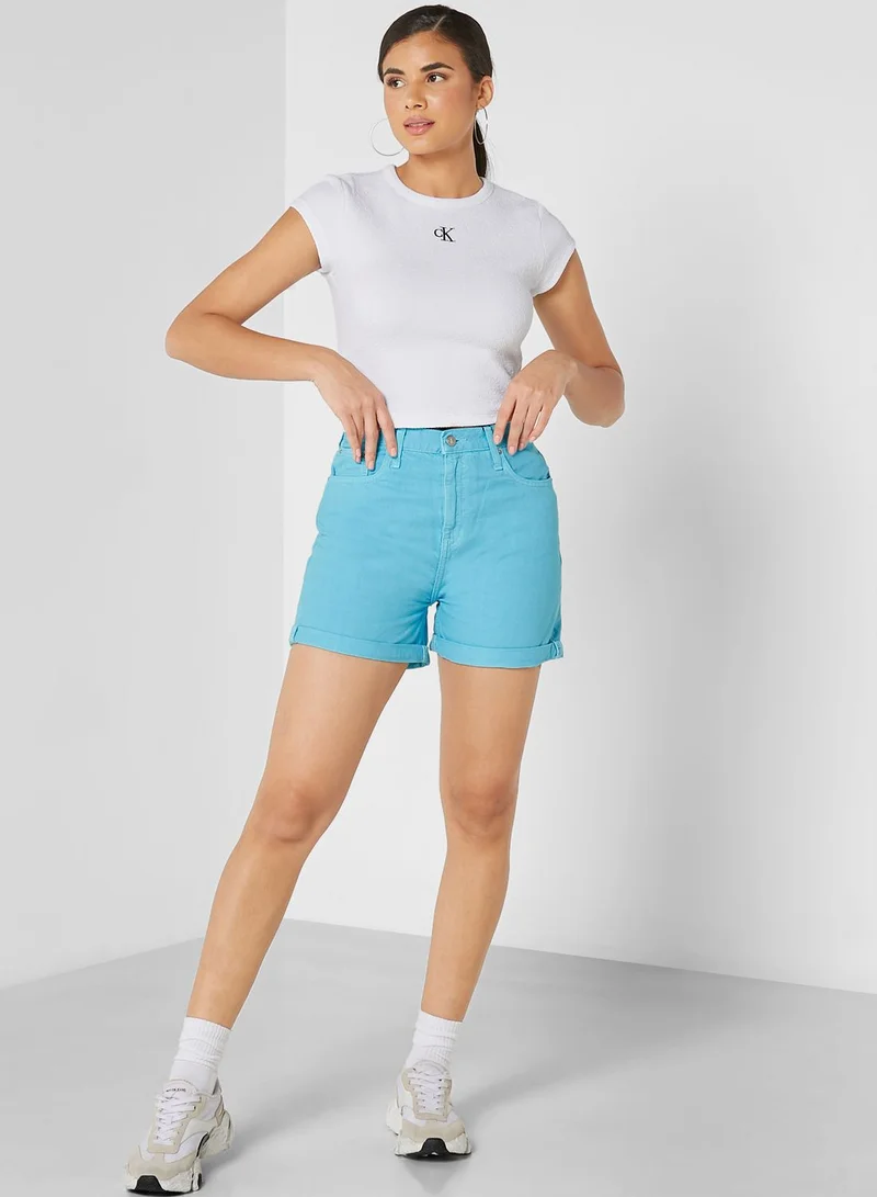 Calvin Klein Jeans High Waist Shorts