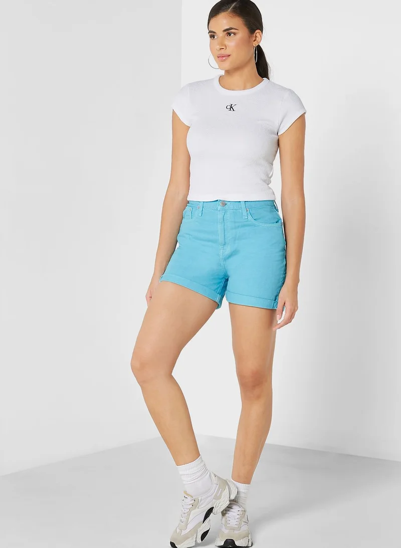 Calvin Klein Jeans High Waist Shorts