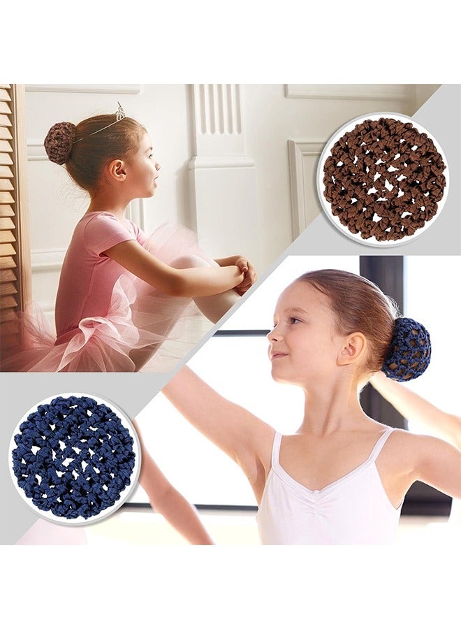 اتش واي غطاء كعكة الشعر ، 3 قطع الباليه قابلة لإعادة الاستخدام شبكات الشعر كعكة 3 لون قياسي كعكة الشعر غطاء اكسسوارات الشعر للرقص الباليه التزلج اليوغا الرياضة - Image 2