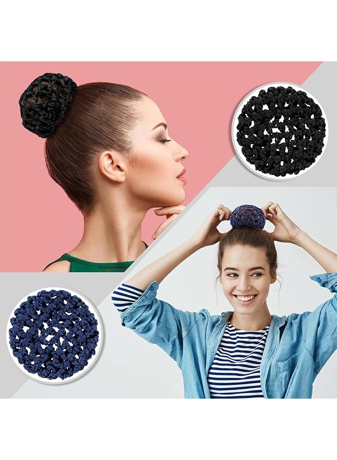 اتش واي غطاء كعكة الشعر ، 3 قطع الباليه قابلة لإعادة الاستخدام شبكات الشعر كعكة 3 لون قياسي كعكة الشعر غطاء اكسسوارات الشعر للرقص الباليه التزلج اليوغا الرياضة - Image 4