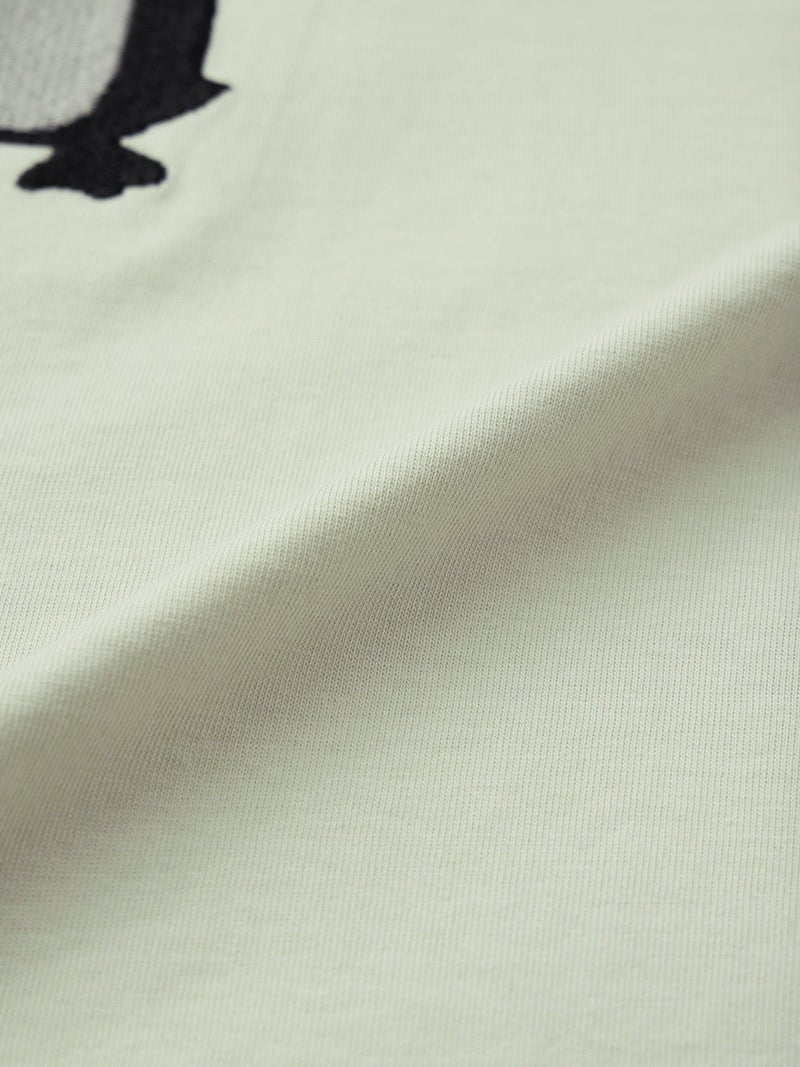 The Souled Store TSS Originals: To Main Kya Karu Women and Girls Short Sleeves Round Neck Light Cream Typography Embroidered Cotton Relaxed Fit Breathable Casual Streetwear T-Shirt - Image 5