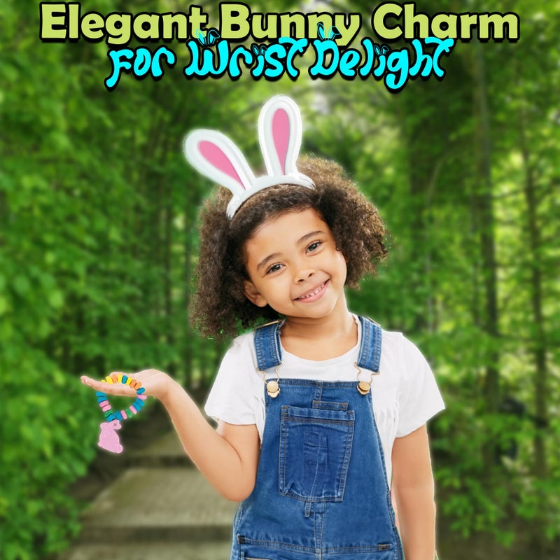 Fun Express Hard Candy Bunny Bracelets for Easter (set of 12) - Image 4
