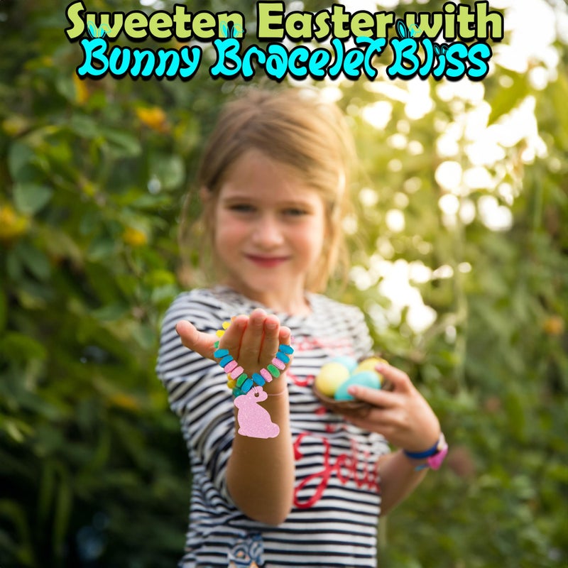 Fun Express Hard Candy Bunny Bracelets for Easter (set of 12) - Image 5