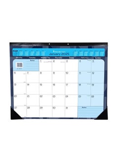 Collins Colplan 2025 A2 Monthly Desk Pad (DPA2-25) - Large Month to View Desk Planner with protective corners