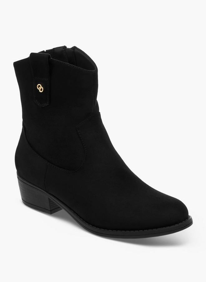 سيليست بوت نسائي بكعب عريض للكاحل - Image 3