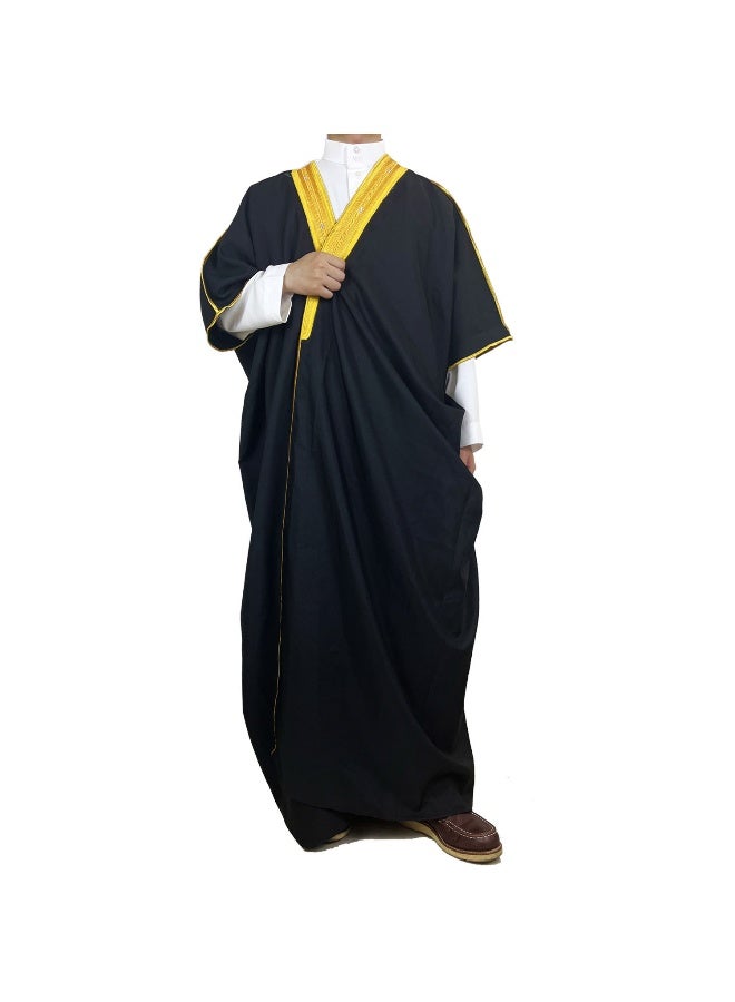 Embroidered Middle Eastern Bisht Graduation Robe - Men’s Style - Image 5