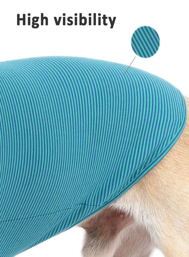 WEONE Dog Summer T-Shirts Striped Cotton Vest,Pet Breathable Soft Basic Clothes for Small Medium Larg Boy Girl Dogs,XS - Image 4