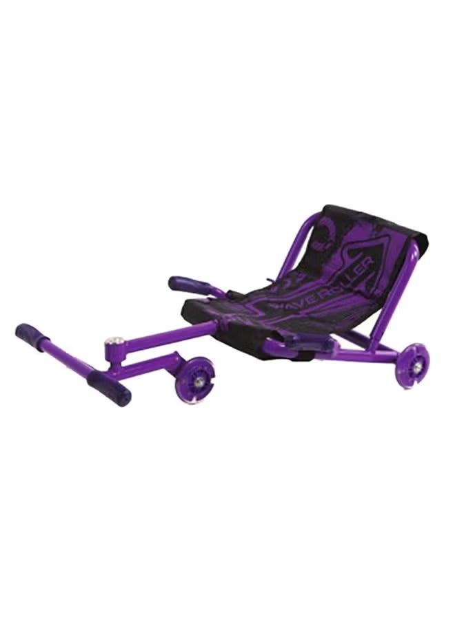 Wave Roller 3-wheel Twister Scooter With Comfortable Seat For Kids And Adults In Purple/Black - Image 3