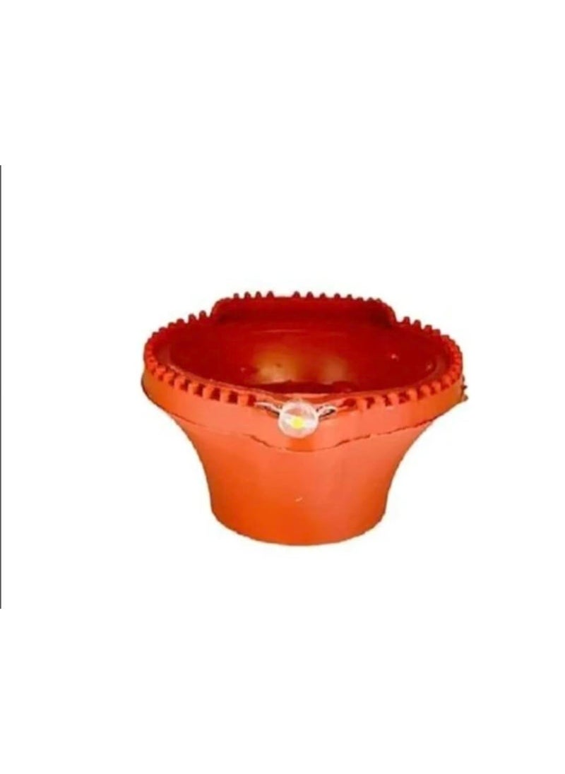 Dannu Dannu Water Sensor Electric LED Diyas Flameless Smokeles Diwali Light Diya Warm Lights for Diwali Decoration Festival Bolcony Gardan Home Office Pack of 24  - Image 4