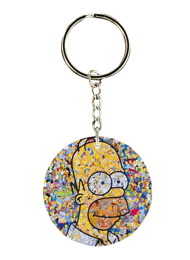 RKN Simpsons Printed Keychain