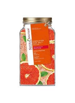 Natural Solution Natural Solution Bath Salt with 84 Minerals and Dissolvable Therapy Formulas of Blood Orange Best for Joint  Muscle Relief Foot Soak  3lbs 
