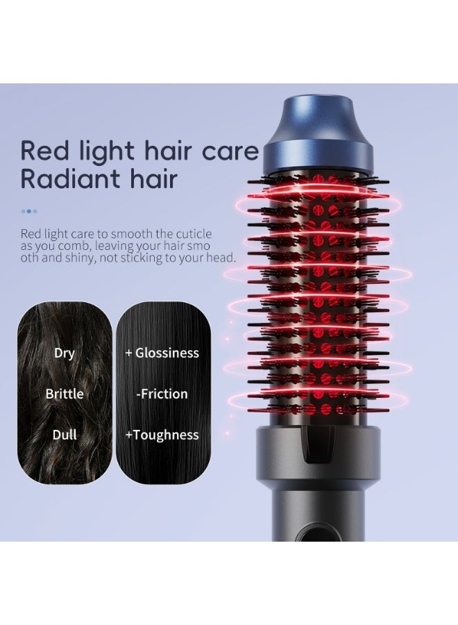 Generic Thermal Brush, 1.5INCH Heated Round Brush with LCD Display, 2 in 1 Hair Straightener and Curler, 3 Levels Temp Ceramic Hot Brushes, Anti-Scald Anti-Tangle Heat Hair Curling Wand for 【Ideal Curler Gift for Her】Thermal brush makes a thoughtful gift for birthdays, holidays, or special moments.  - Image 2