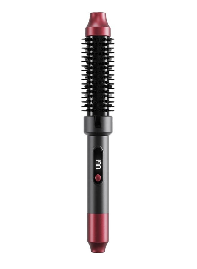 Generic Thermal Brush, 1.5INCH Heated Round Brush with LCD Display, 2 in 1 Hair Straightener and Curler, 3 Levels Temp Ceramic Hot Brushes, Anti-Scald Anti-Tangle Heat Hair Curling Wand for 【Ideal Curler Gift for Her】Thermal brush makes a thoughtful gift for birthdays, holidays, or special moments.  - Image 1