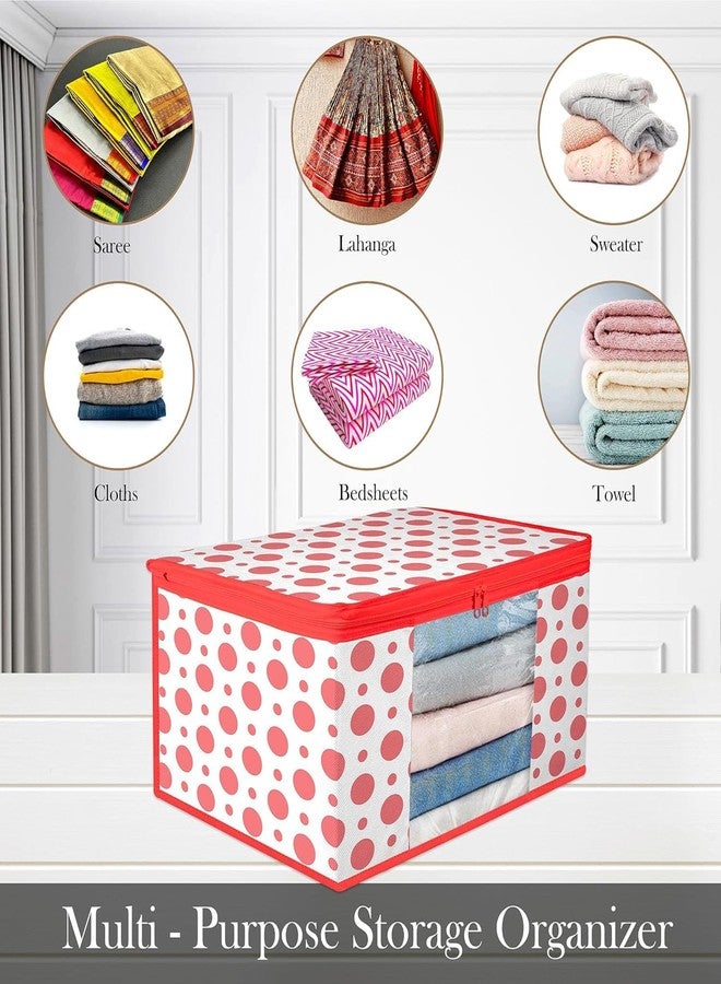 Shaping Fabric Garment Cover Non-Woven 90 GSM with Transparent Window & Double Metal Zipper - Pack of 1 | Dustproof Clothes Storage Bag for Sarees, Suits, Jackets, Shirts SCXLRL1582493517524148525510 - Image 3