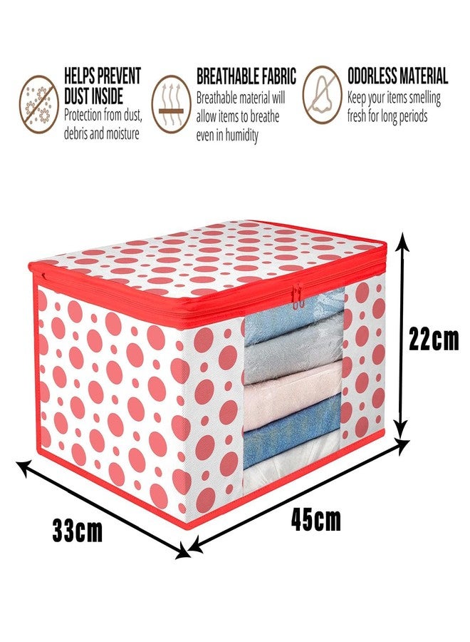 Shaping Fabric Garment Cover Non-Woven 90 GSM with Transparent Window & Double Metal Zipper - Pack of 1 | Dustproof Clothes Storage Bag for Sarees, Suits, Jackets, Shirts SCXLRL1582493517524148525510 - Image 2