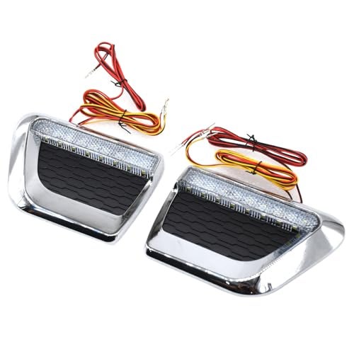 KMH YCL Turn Signal Side Fender Light LED Lamp Indicator with DRL (Day Running Light) Compatible with Maruti Suzuki Jimny (2023-2024) Dual Color White & Yellow LED Function, Weatherproof, Set of 2 - Image 1