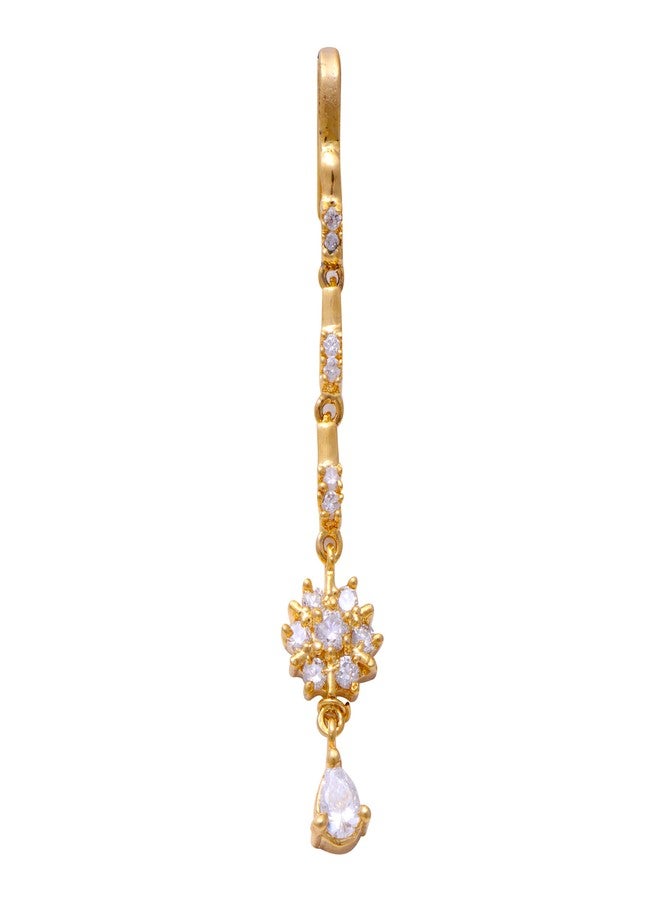 Vama Fashions Borla Maang teeka Tikka Mangtika Mang tika for Wedding Bridal - Image 1