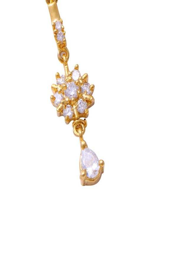 Vama Fashions Borla Maang teeka Tikka Mangtika Mang tika for Wedding Bridal - Image 2