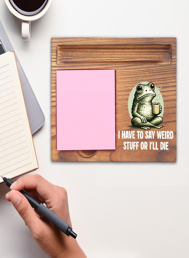 EFFJNSG Funny Coworker Appreciation Sticky Note Holder for Office Desk, Thank You Team Gift with Quirky Humor, Playful Work Desk Reminder EDP242 - Image 3