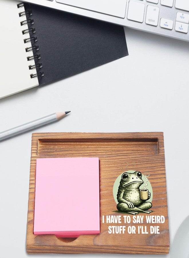 EFFJNSG Funny Coworker Appreciation Sticky Note Holder for Office Desk, Thank You Team Gift with Quirky Humor, Playful Work Desk Reminder EDP242 - Image 2