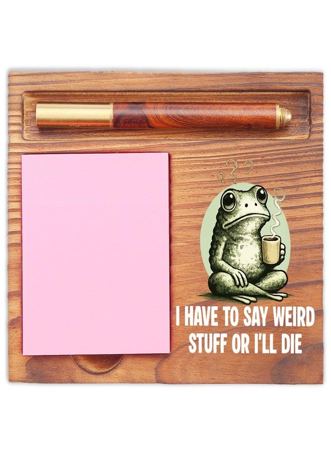 EFFJNSG Funny Coworker Appreciation Sticky Note Holder for Office Desk, Thank You Team Gift with Quirky Humor, Playful Work Desk Reminder EDP242 - Image 1