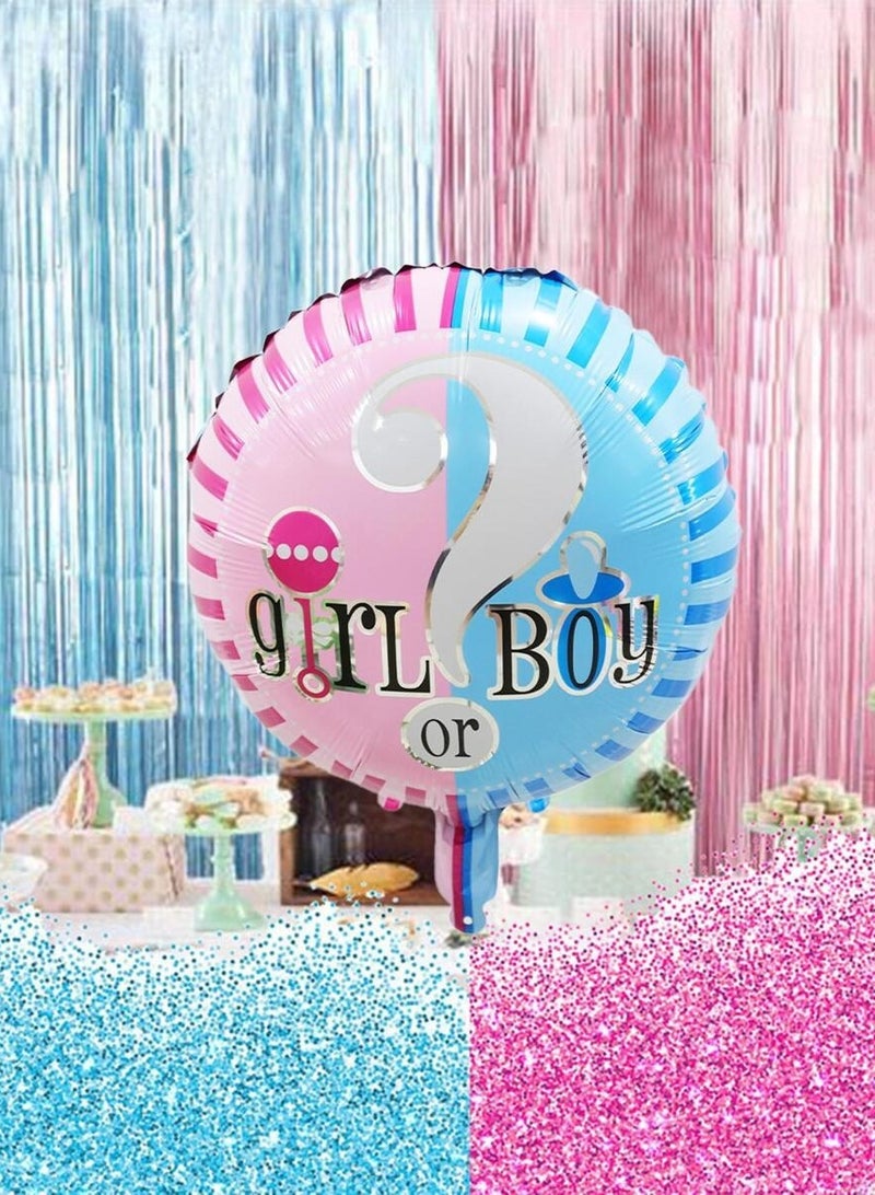 Gender Reveal Party Decorations Set of 6 18" Balloons Perfect for adding a special festive touch - Image 2