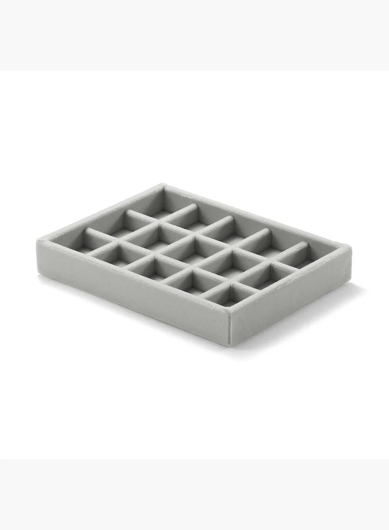 MUJI Grey Stationery Organizer Compartment Storage