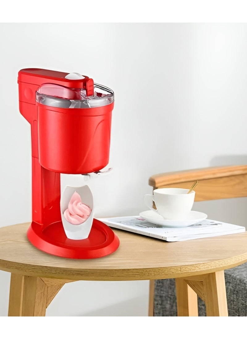 Generic - Ice Cream Maker 1Liter 15W Electric Ice Cream Machine with Quick Freezing Bowl Easy to Use, Compact Design, Perfect for Homemade Gelato, Sorbet, Frozen Yogurt & More - Image 1