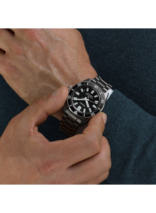 Seiko ساعة سيكو بروسبكس الأوتوماتيكية للغوص "تراث 1965" SPB453J1، 40 مم، قرص أسود، سوار من الفولاذ المقاوم للصدأ، مقاومة للماء حتى 300 م - Image 5