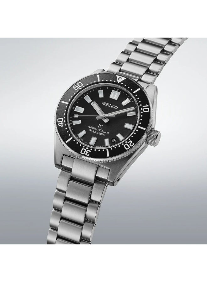 Seiko ساعة سيكو بروسبكس الأوتوماتيكية للغوص "تراث 1965" SPB453J1، 40 مم، قرص أسود، سوار من الفولاذ المقاوم للصدأ، مقاومة للماء حتى 300 م - Image 2